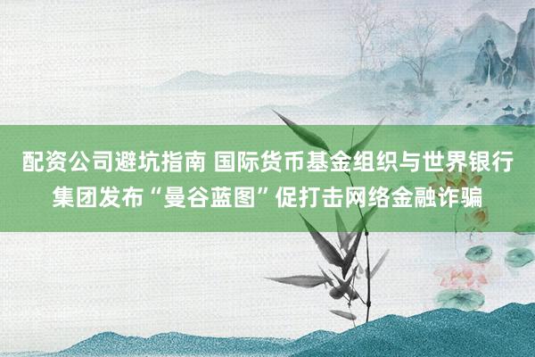 配资公司避坑指南 国际货币基金组织与世界银行集团发布“曼谷蓝图”促打击网络金融诈骗
